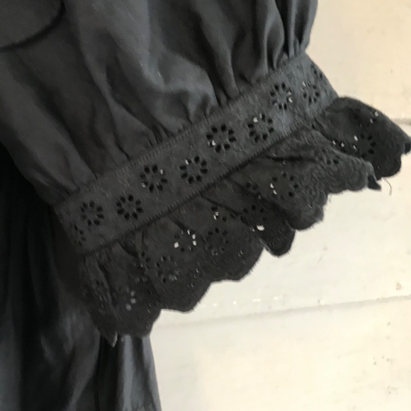 Christy Dawn Shaina Dress, black silk/cotton, M, NWT - Picture 6 of 12